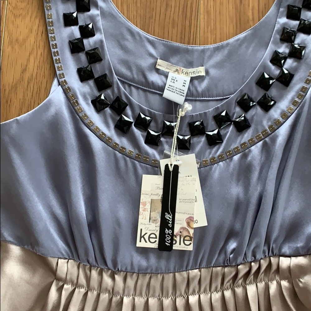 Kensie 100% Silk top - Picture 7 of 16